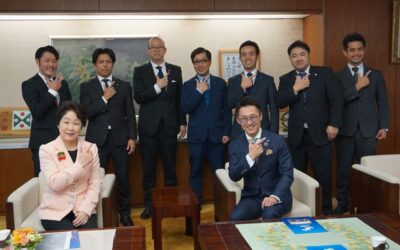 遠藤会長 吉村県知事へ表敬訪問(県連)